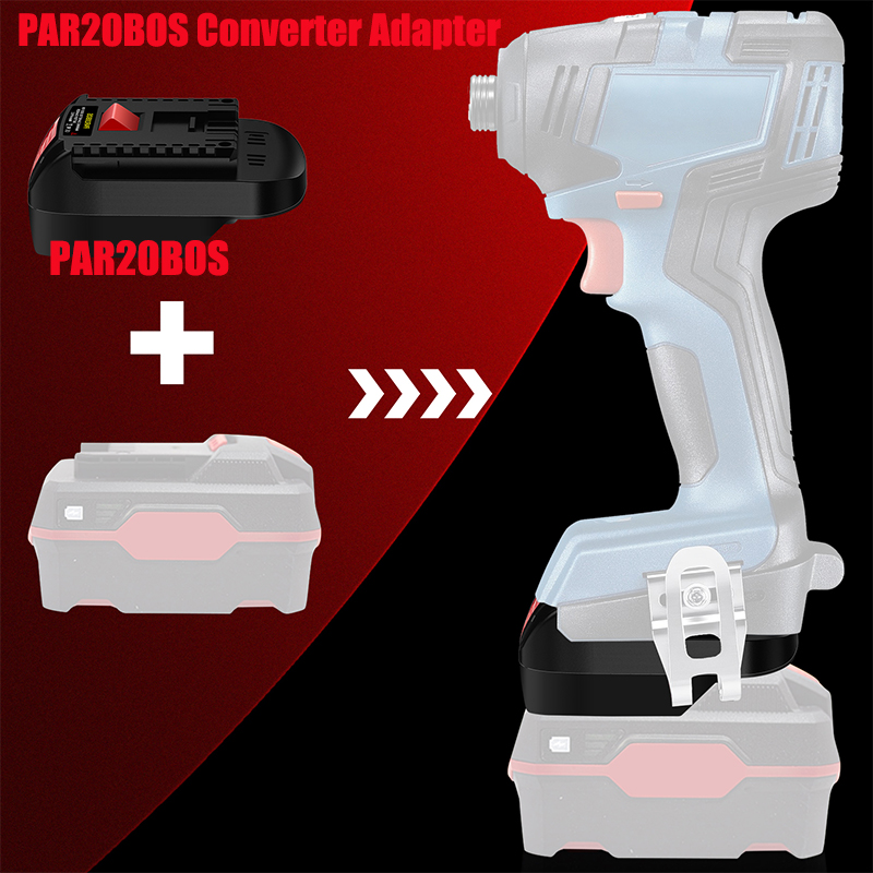 Power Tools Use - HAKSINKY PAR20BOS Adattatore batteria per elettroutensili
