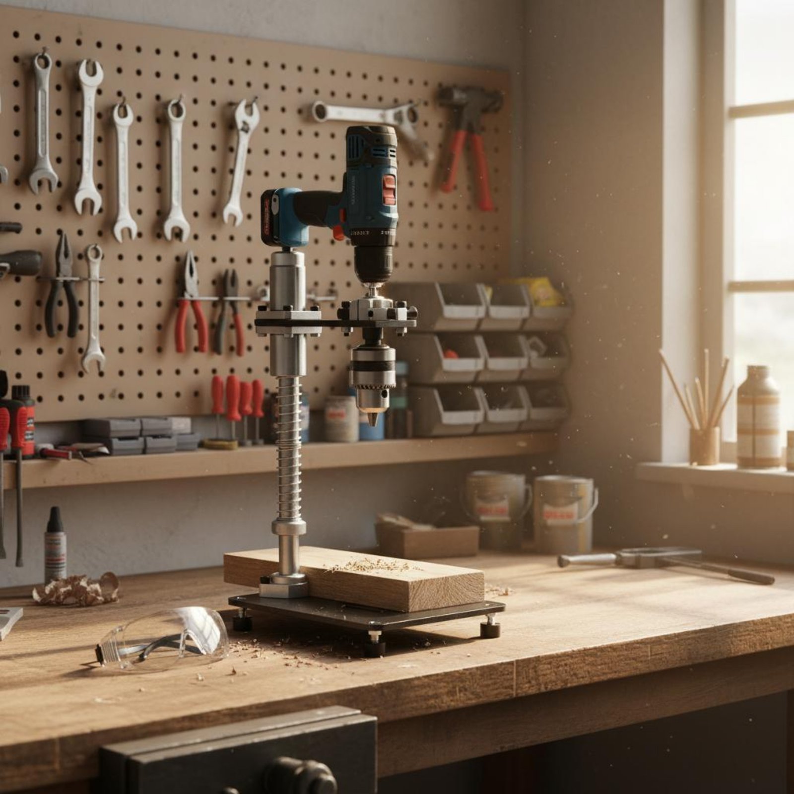 Power Tools Hand Tools - Supporto per Trapano a Colonna, Stabile,