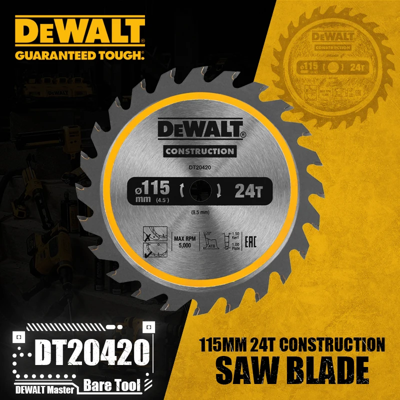 Power Tools In Construction - DEWALT DT20420 Costruzione Circ Lama per
