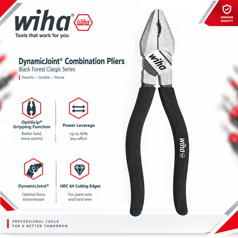 Power Tools Germany - Wiha 45838 Giunto Dinamico ® Pinze