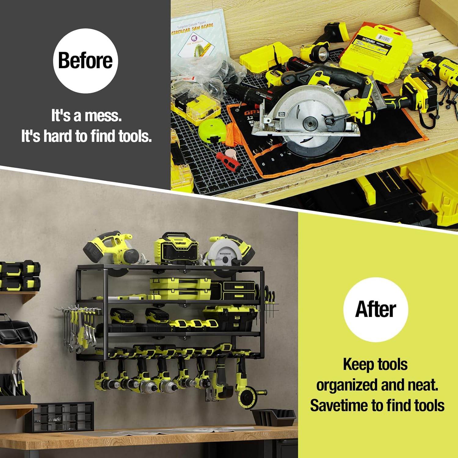 Organizzatore da Parete a 4 Li - Power Tools Holder recensione e prezzo