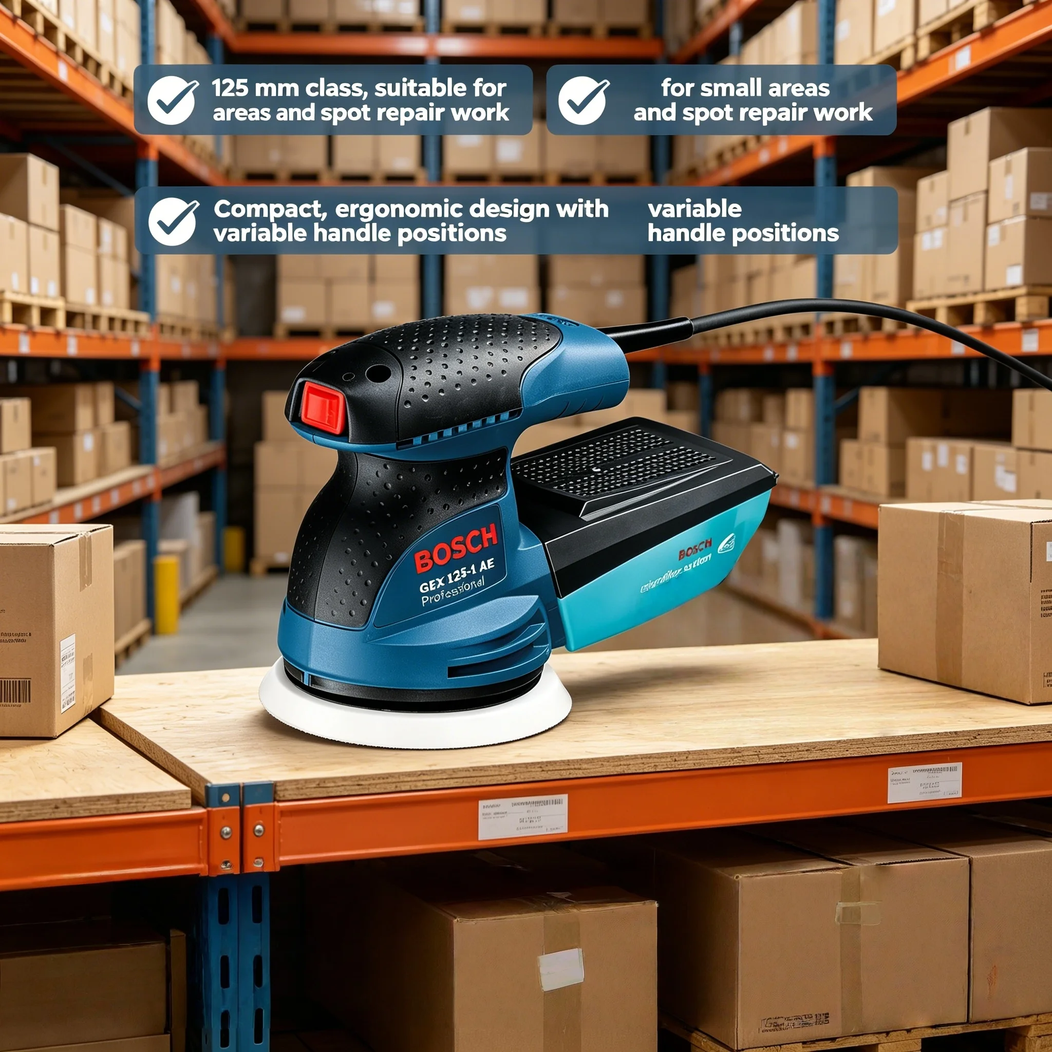 Levigatrice orbitale casuale B - Random Orbital Sander recensione e prezzo