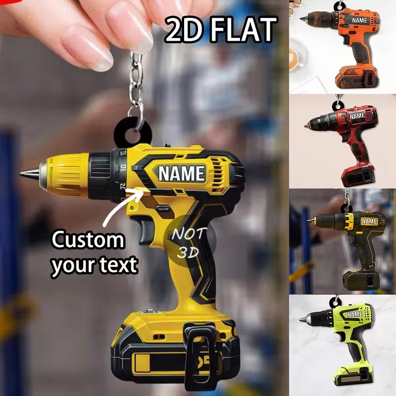 Portachiavi con Trapano Elettr - Power Tools Names recensione e prezzo