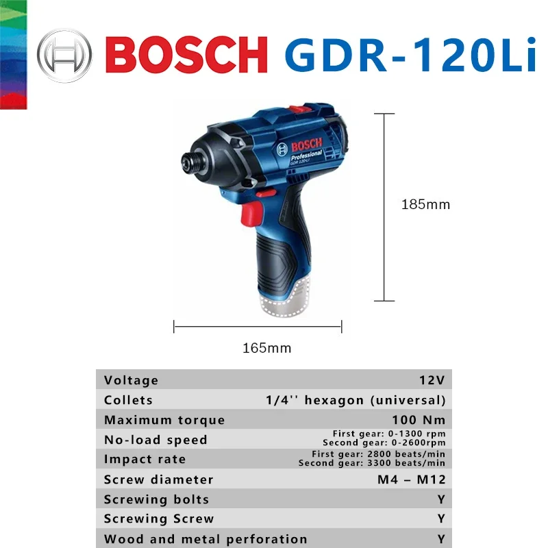 Bosch Originale GDR 120-LI Avv - Power Tools Drill recensione e prezzo