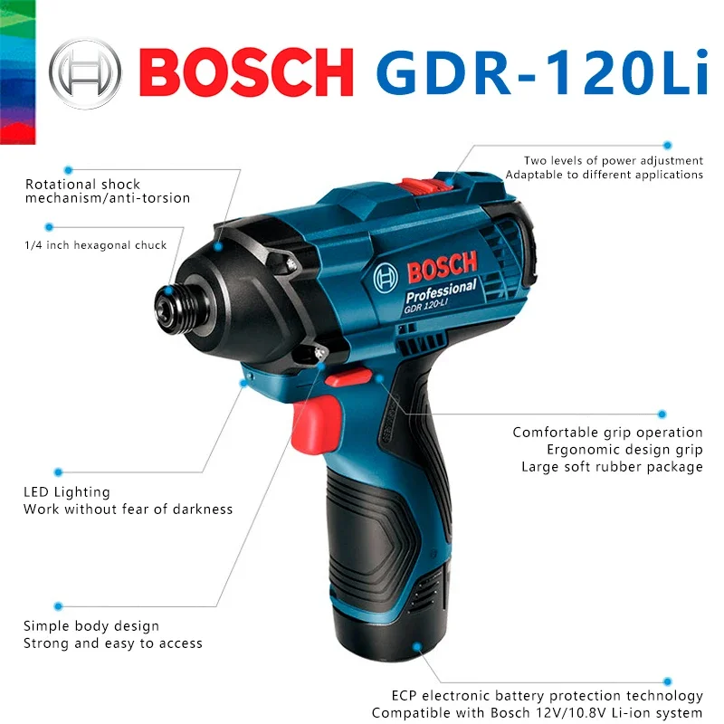 Bosch Originale GDR 120-LI Avv - Power Tools Drill recensione e prezzo