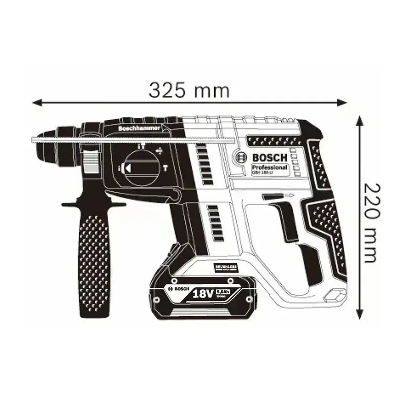 BOSCH GBH 180-LI Martello Perf - Power Tools Hammer recensione e prezzo
