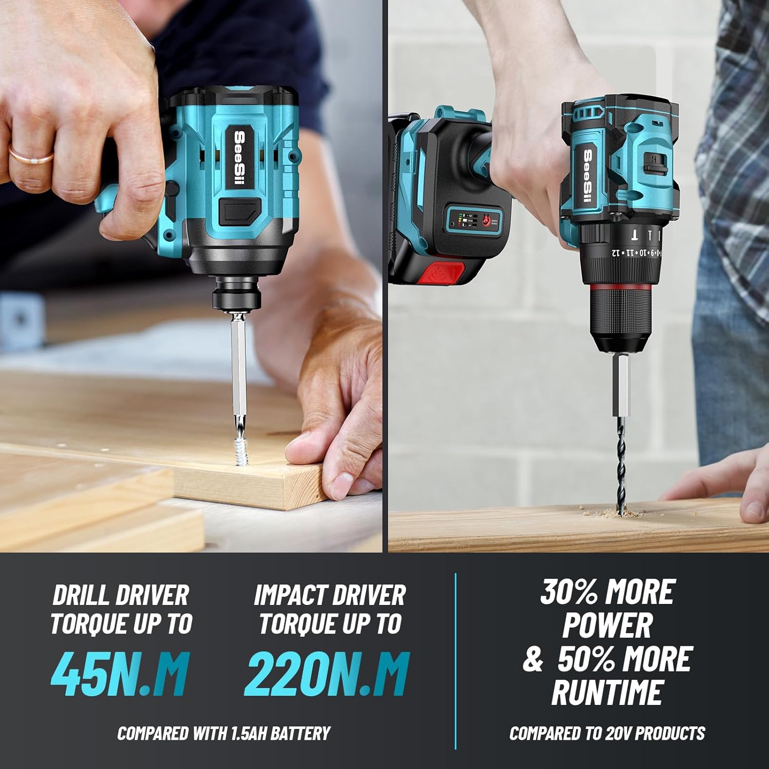 SEESII QH220/WH045 Trapano 3/8 - Power Tools Online recensione e prezzo