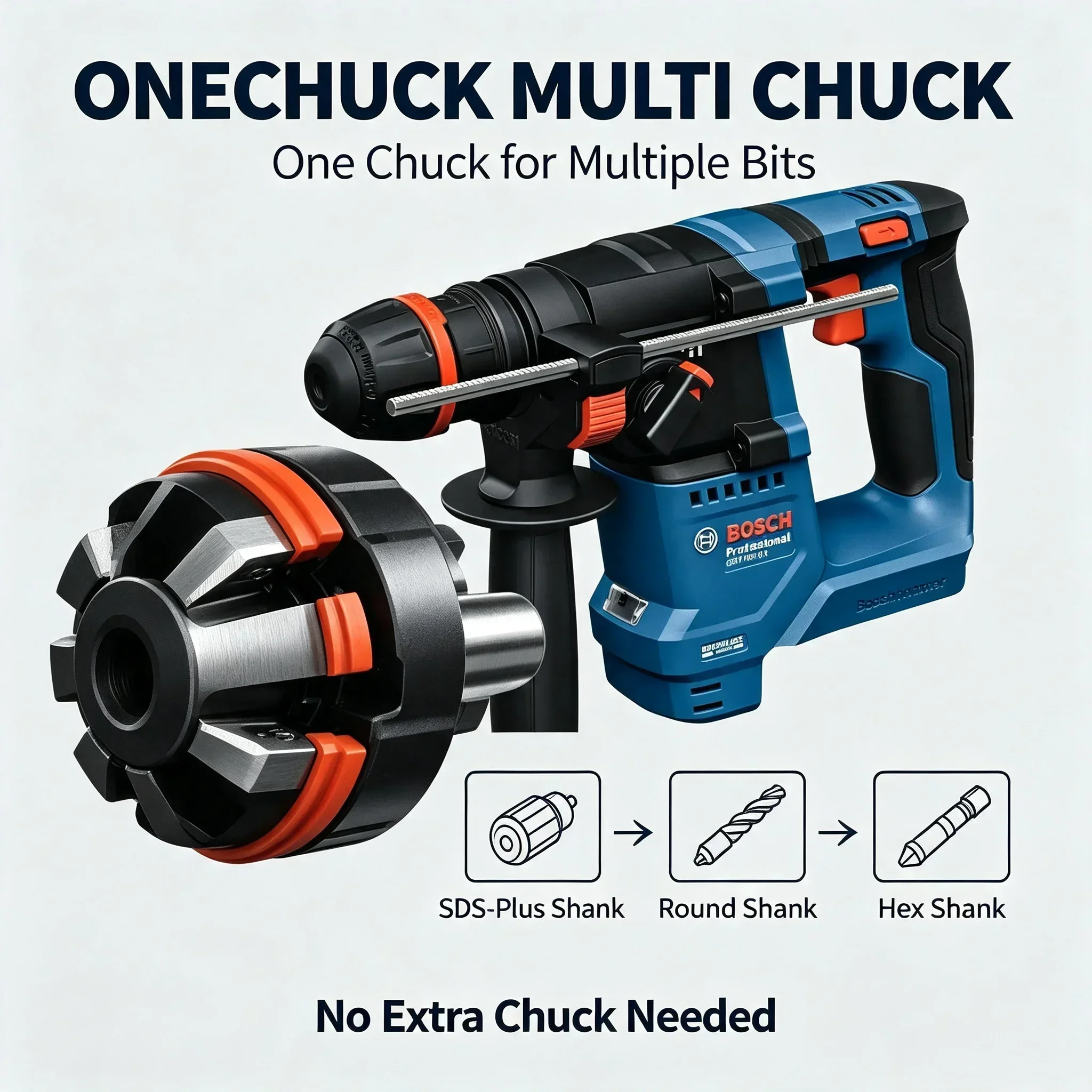 Martello perforatore a batteri - Power Tools Hammer recensione e prezzo
