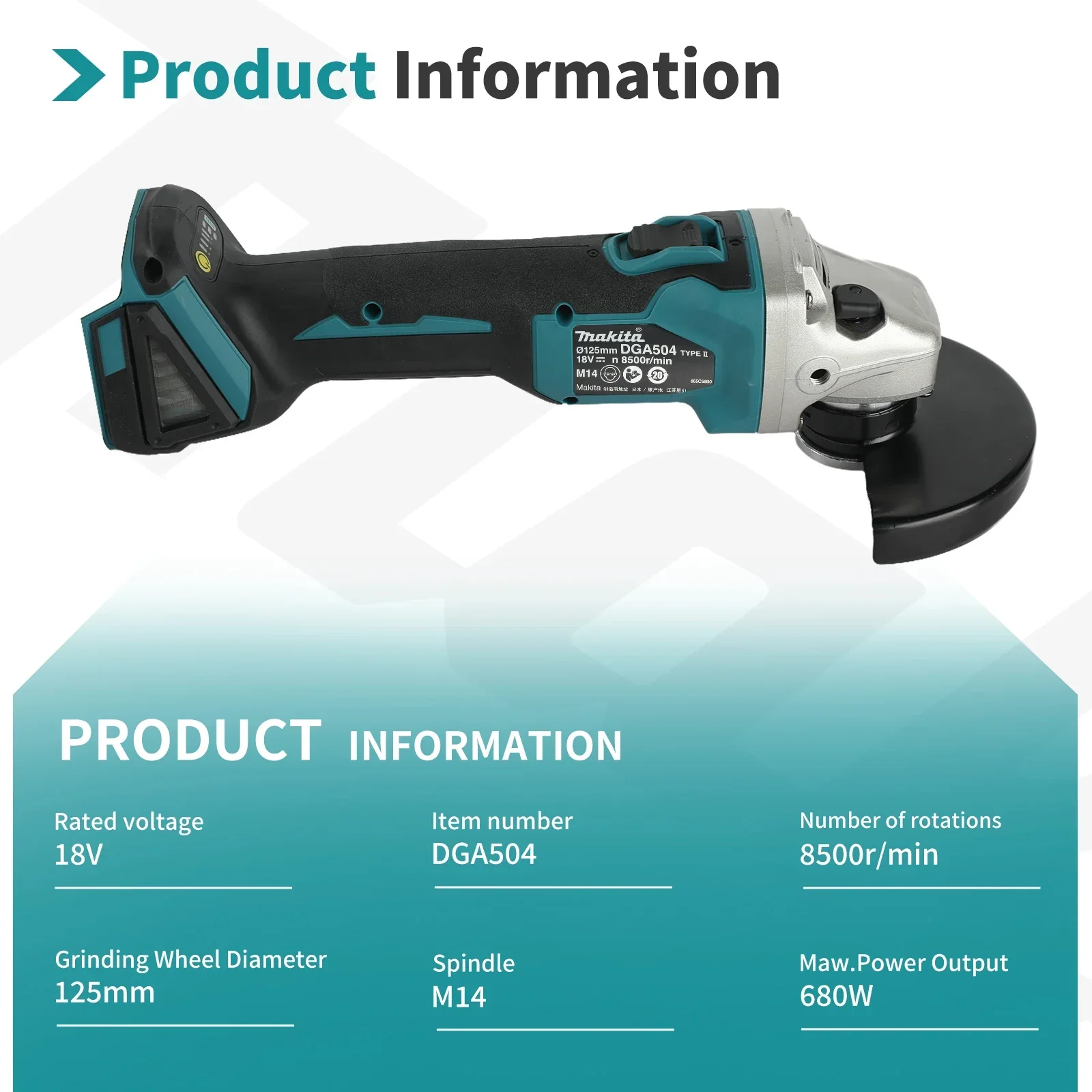 Per smerigliatrice Makita DGA5 - Power Tools In Construction recensione e prezzo